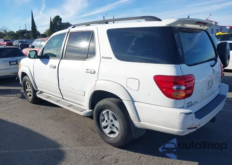 2001 Toyota Sequoia Limited V8 from USA, damaged, VIN 5TDZT38A71S025330